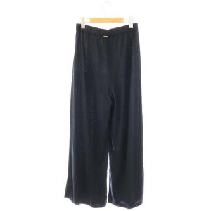 MUSE de Deuxieme Classe 23SS Primewool jersey ワイドパンツ 38 ネイビー