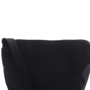Hervé Chapelier ナイロンスクエアショルダーバッグM ブラック 1752N