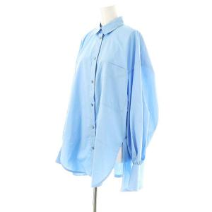 ENFOLD SPRING BASIC SHIRTシャツ 長袖 38 ライトブルー /HK OS