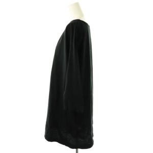 45rpm コットン カットソー Tシャツ 八分袖 0 ブラック /DF OS