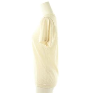 45rpm シルク半袖ニット カットソー プルオーバー 2 アイボリー 5027110 /DF OS