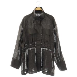 エシレブルゾン ステンカラー 薄手 F 黒 ブラック /AT OS