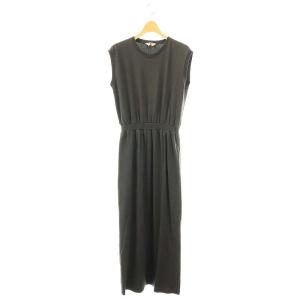 Ron Herman別注 コットン ノースリーブ ワンピース マキシ ロング 0 カーキグレー /AT