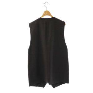 Lisiere L'Appartement 24SS VEST ウールベスト ジレ ダークグレー /DF OS