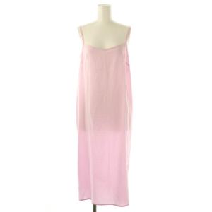 GRACE CONTINENTAL 25SS ティアードマキシ カフタンワンピース 36 ピンク