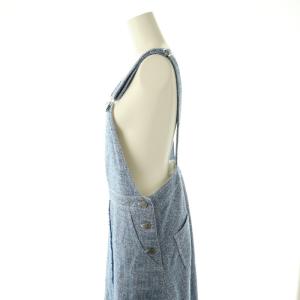 Grace Class 25SSシャンブレーツイードジャンパースカート 36 ブルー