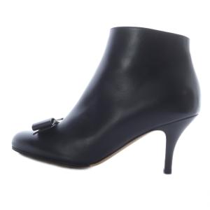 ヴァラリボン ショートブーツ 4.5 ブラック