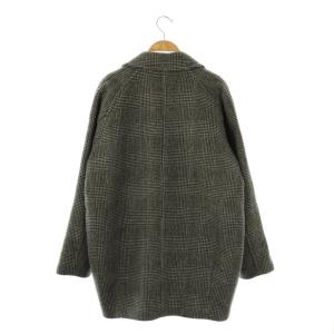 JOURNAL STANDARD スーパー140ビーバーテーラーコート チェスター ロング チェック 36 グレー /AT OS