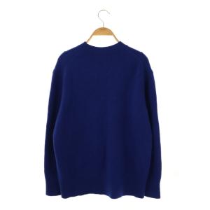 Theory CASHMERE SOLID CREW ニット セーター 長袖 カシミヤ S 青 /NR OS