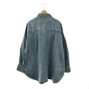 BARNYARDSTORM デニムシャツ 長袖 前開き コットン F ライトブルー /NR OS