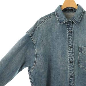 BARNYARDSTORM デニムシャツ 長袖 前開き コットン F ライトブルー /NR OS