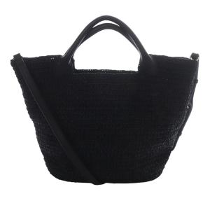 HELEN KAMINSKI Cassia S ラフィア2WAYバッグ ブラック