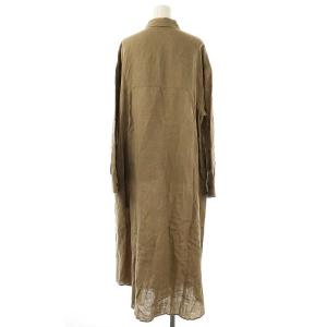 EVERYDAY I LIKE 25SS リネンシャツドレス ワンピース 36 ベージュ
