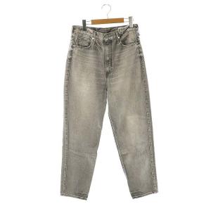 THE MISS SILVER LONG デニムパンツ ジーンズ ダメージ加工 26 グレー /MI OS