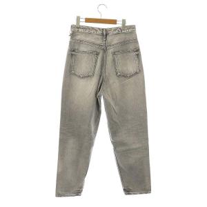 upper hights THE MISS SILVER LONG デニムパンツ ジーンズ ダメージ加工 26 グレー /MI OS