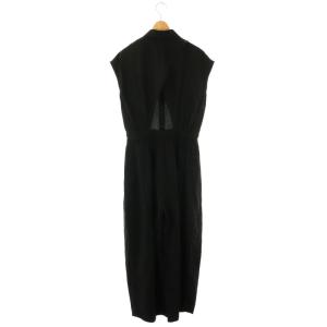 Nave 24SS ヴィスコースリネン ジャンプスーツ オールインワン シャツ 2 黒 /MI OS