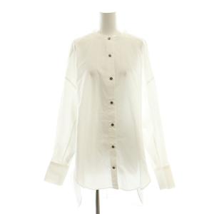 エッセン ESSEN. バンドカラーシャツ 長袖 38 ホワイト /HK OS