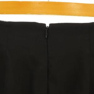 SNIDEL 23SS オーガンフリルスカショーパン ショートパンツ キュロット 0 黒 /MI OS