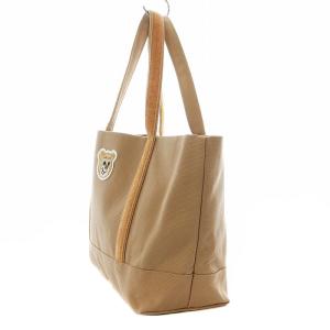 FEILER ラブラリーバイ LOVERARY BY オールドテディ ワッペン トートバッグ キャンバス ベージュ OTE-223025