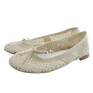 Crochet Cendrillon バレエシューズ 36 ベージュ /SR13