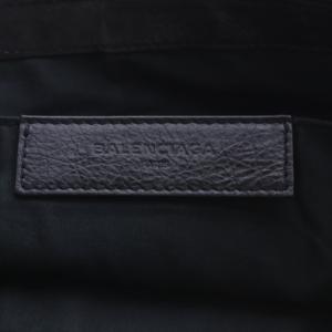 BALENCIAGA CLASSIC CLIP クラッチバッグ セカンドバッグ レザー ブラック 273023 /YO24 OH