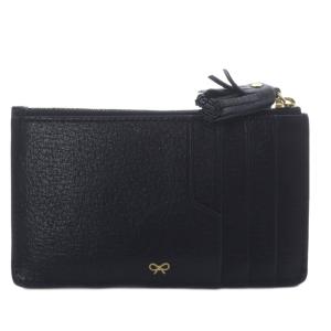 ANYA HINDMARCH Zip Card Case Eyes in Capra ブラック