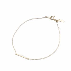 ete クレール トライアングルカット ブレスレット K18YG イエローゴールド