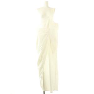 24SS ワンショルダーナイロンパンツ ワイドパンツ M ホワイト /DF OS