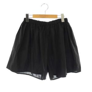 コットンショートパンツ イージー XS 黒 ブラック /AT OS SH