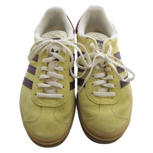 adidas Gazelle Bold スニーカー ロゴ 23.5cm 黄色 イエロー エンジ IF5937 /SR3