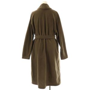 BALLSEY 23AW トスカーナジャージー ショールカラーコート ロング 36 ブラウン /DF OS