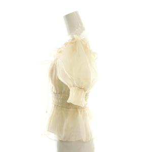 SNIDEL 24SS ギャザーフリルオフショルブラウス F アイボリー /DO OS