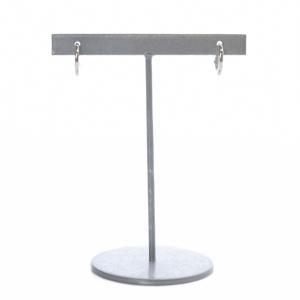 STAR JEWELRY STARJEWELRY DIAMOND CLICK HOOP PIERCED EARRING K10 ホワイトゴールド