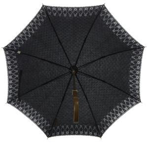 CELINE トリオンフ柄 レース 日傘 黒 ブラック /SR56 OH
