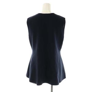 BALLSEY 24SS ミラノリブ ノースリーブプルオーバー ニット カットソー S 紺 /CX OS