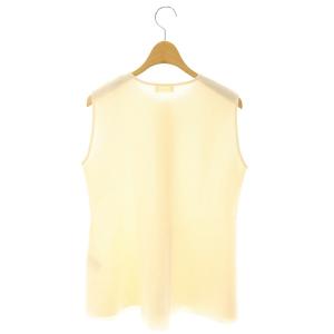 BALLSEY 24SS ミラノリブ ノースリーブプルオーバー ニット カットソー S アイボリー /CX OS