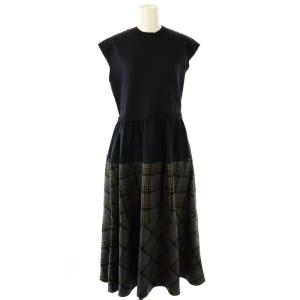 ドッキングチェックワンピース 0 ネイビー マルチカラー /DO OS