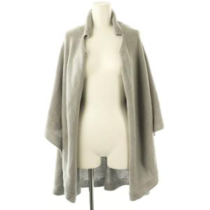 バルキーウールドレープニットジレ M グレー /DO OS