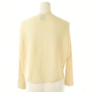 SYBILLA 切り替えリブボレロニットカーディガン M アイボリー /DO OS