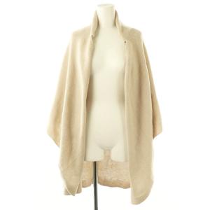 バルキーウールドレープニットジレ M ベージュ /DO OS