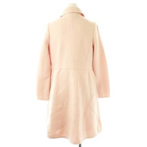 Harrods ウールダブルボタンニットコート ロング 1 ピンク /HK OS