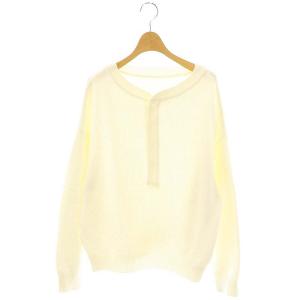 24AW カノコ2WAYヘンリーニット カットソー 白 /MI OS