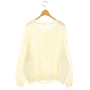 Framework 24AW カノコ2WAYヘンリーニット カットソー 白 /MI OS