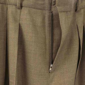 AP STUDIO アパルトモン ハイウエストワイドパンツ ウール 38 茶 /MI OS