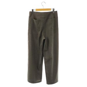 Framework 撥水強撚ポリエステルラップワイドパンツ 40 グレー /MI OS