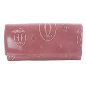 ハッピーバースデー 長財布 ロゴ ピンク /SR OH