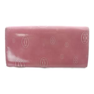 Cartier ハッピーバースデー 長財布 ロゴ ピンク /SR OH