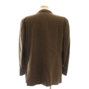 Paul Stuart スーツ セットアップ ウール テーラードジャケット スラックスパンツ タック AB7 茶 /MI OS