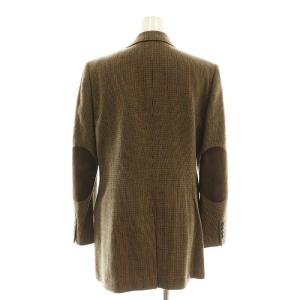 RALPH LAUREN セットアップ ウール テーラードジャケット パンツ チェック 9 11 茶 /MI OS