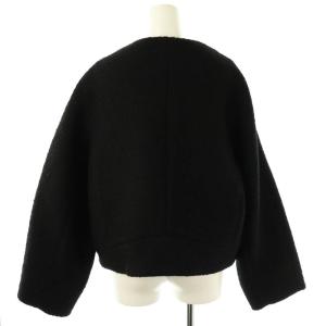 theory luxe COLOMO BLENDA ノーカラージャケット 038 ブラック